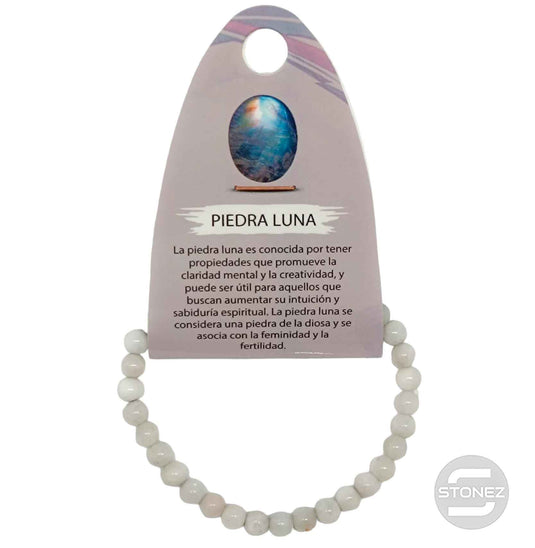 6048400 Pulsera Piedra Natural Piedra Luna 5,5 mm