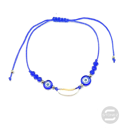 60487-26 Tubo Con 24 Pulseras Ojo Turco, Concha y Acero.