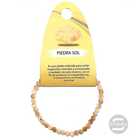 60530 Pulsera Facetada Piedra Sol 4 mm