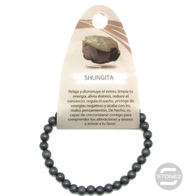 6055400 Pulsera Piedra Natural Shungita 5 mm