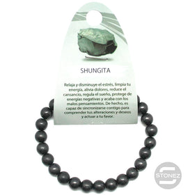 6055600 Pulsera Piedra Natural Shungita 7 mm