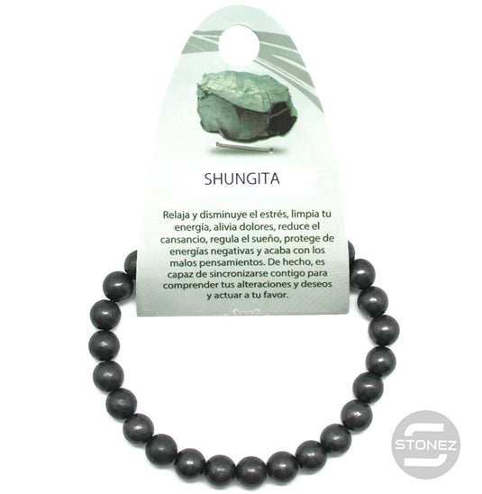 6055600 Pulsera Piedra Natural Shungita 7 mm