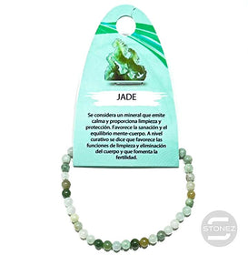 6057300 Pulsera Piedra Natural Jade Imperial 4 mm