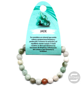 6057500 Pulsera Piedra Natural Jade Imperial 8 mm