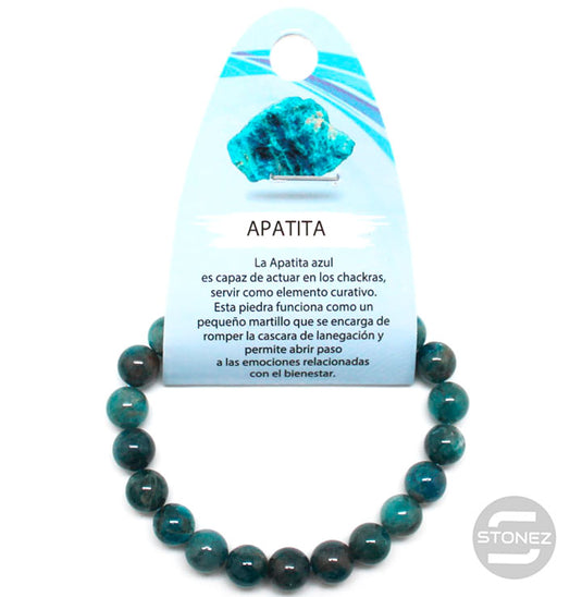 6057800 Pulsera Piedra Natural Apatita 8 mm