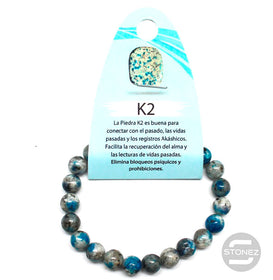 6059500 Pulsera Piedra Natural K2 8 mm