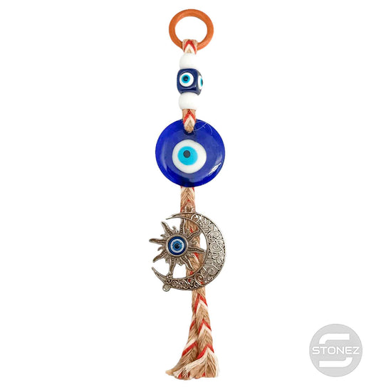 6071100 Amuleto Ojo Turco Para Colgar 25X5,5 Cms Aprox