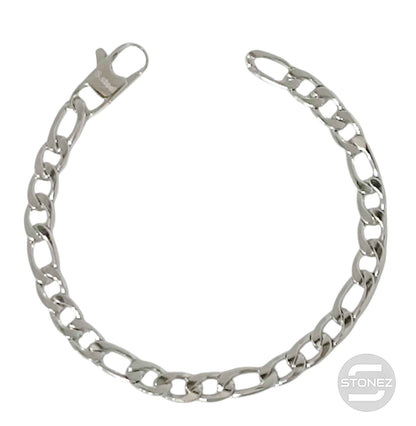 60777 Pulsera Eslabones Acero 7 mm Grosor  22Cms Largo Aprox