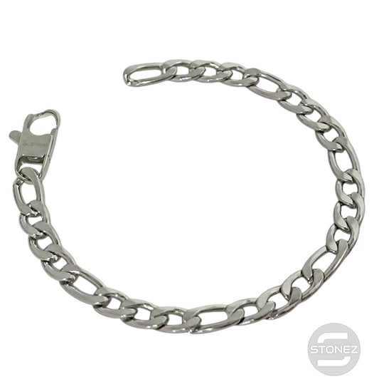 60777 Pulsera Eslabones Acero 7 mm Grosor  22Cms Largo Aprox
