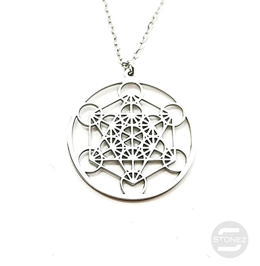 60797-09 Collar Acero Metatron 25 mm Cadena 40+5 Cms