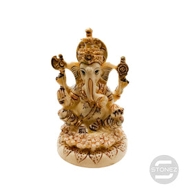 60851 Figura En Resina Diosa Ganesha 11 X 6,5 Cms Aprox.