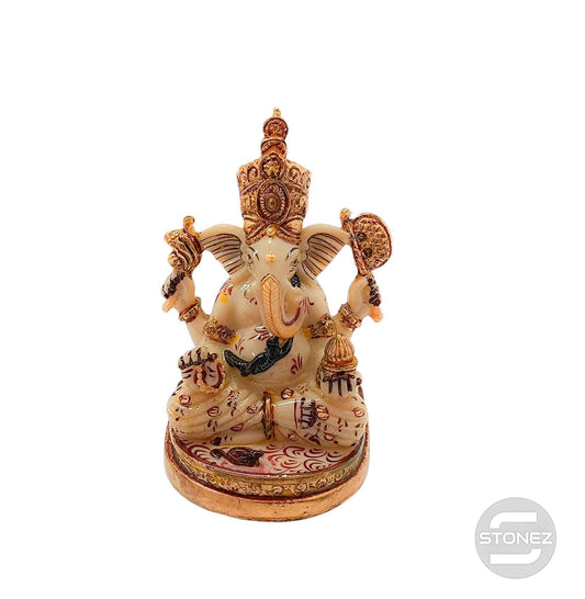 60853 Figura En Resina Diosa Ganesha 12x7  Cms Aprox.