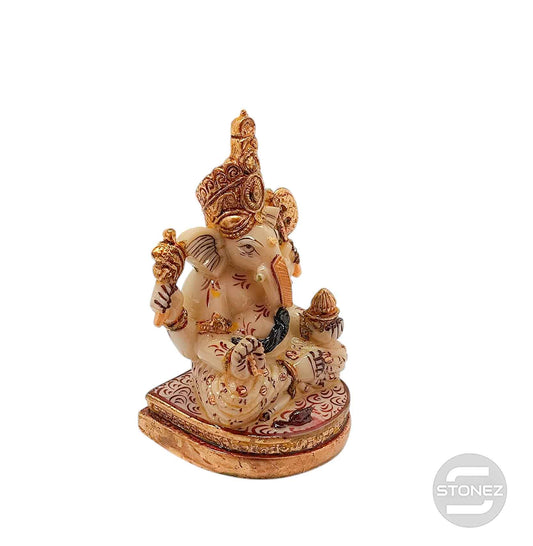 60853 Figura En Resina Diosa Ganesha 12x7  Cms Aprox.