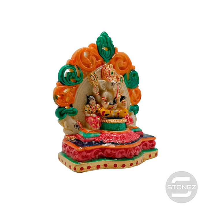 Cargue la imagen en el visor de la galería, 60854 Figura En Resina Diosa Ganesha 8 X 10 Cms Aprox.
