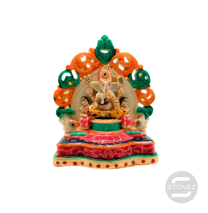 Cargue la imagen en el visor de la galería, 60854 Figura En Resina Diosa Ganesha 8 X 10 Cms Aprox.
