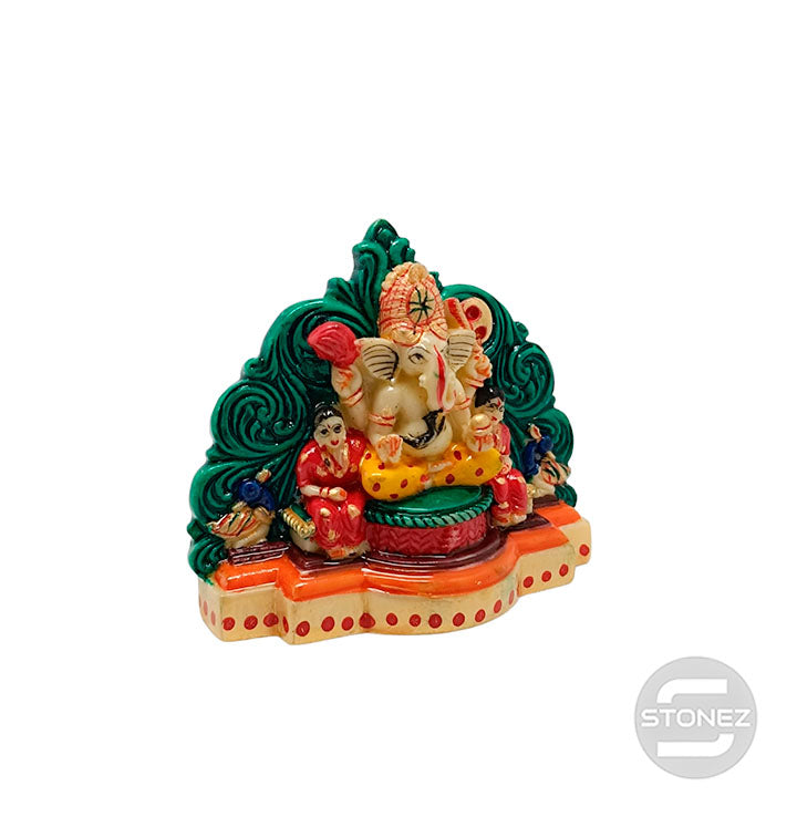 Cargue la imagen en el visor de la galería, 60855 Figura En Resina Diosa Ganesha 9 X 7,5 Cms Aprox.
