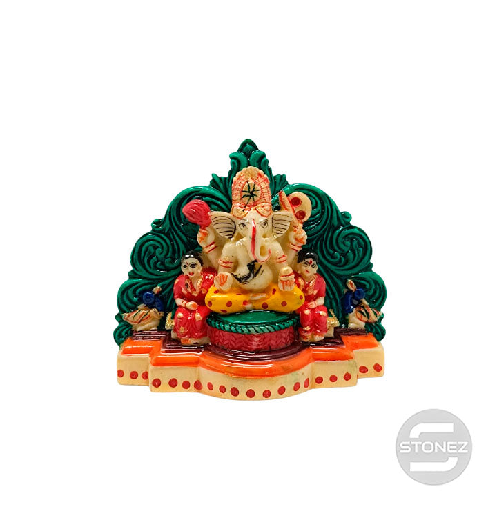 Cargue la imagen en el visor de la galería, 60855 Figura En Resina Diosa Ganesha 9 X 7,5 Cms Aprox.
