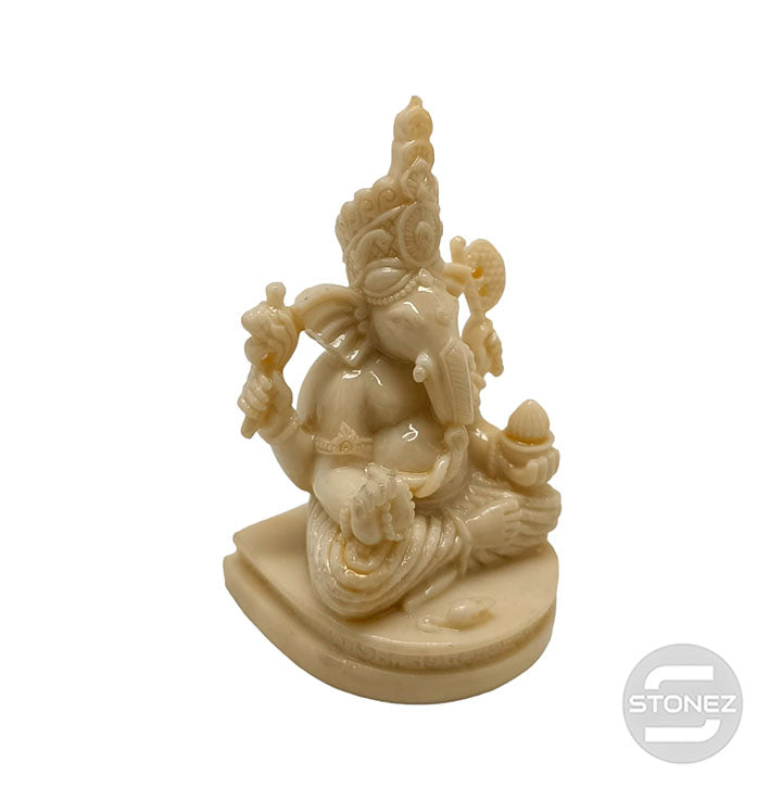 Cargue la imagen en el visor de la galería, 60858 Figura En Resina Diosa Ganesha 12 X 7 Cms Aprox.
