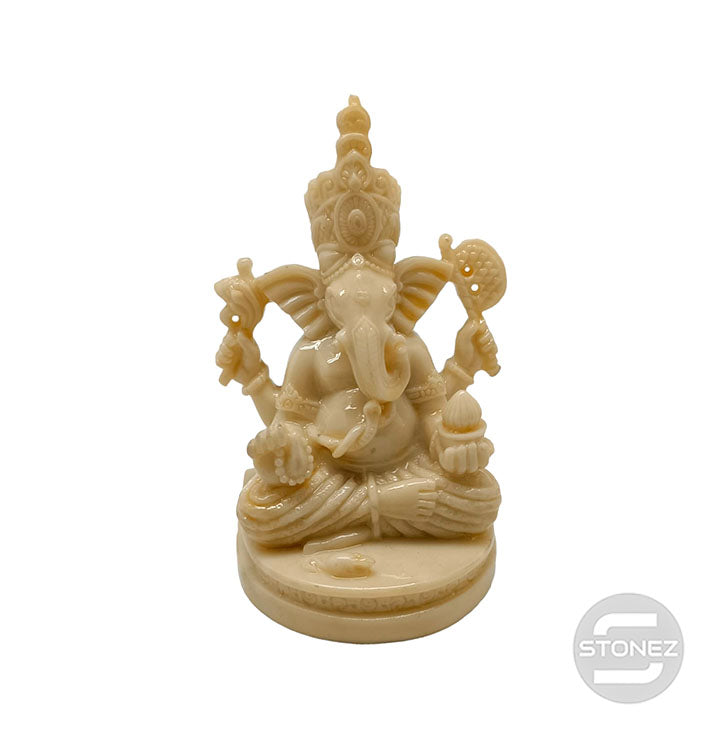 Cargue la imagen en el visor de la galería, 60858 Figura En Resina Diosa Ganesha 12 X 7 Cms Aprox.
