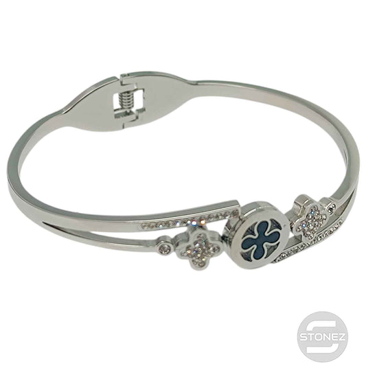 60914-06 Pulsera Acero Brazalete Con Apertura De Muelle
