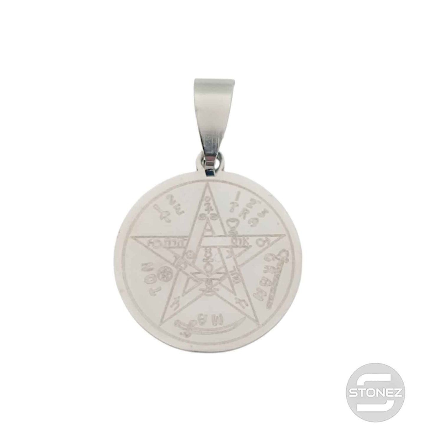 60927-08 Colgante Acero Tetragramaton 30 mm