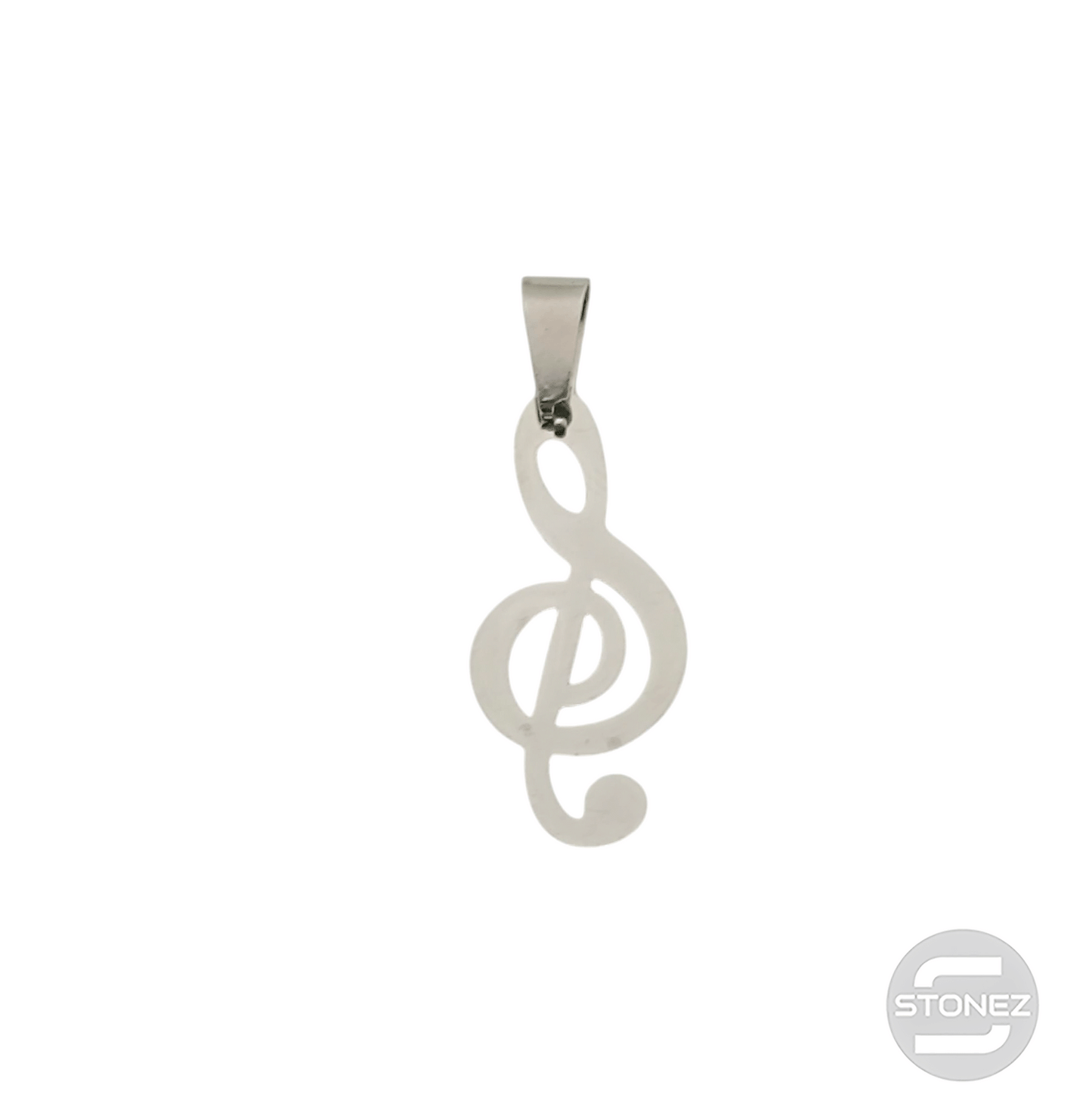 60927-16 Colgante Acero Clave Sol 30 mm