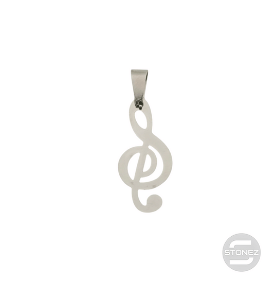 60927-16 Colgante Acero Clave Sol 30 mm