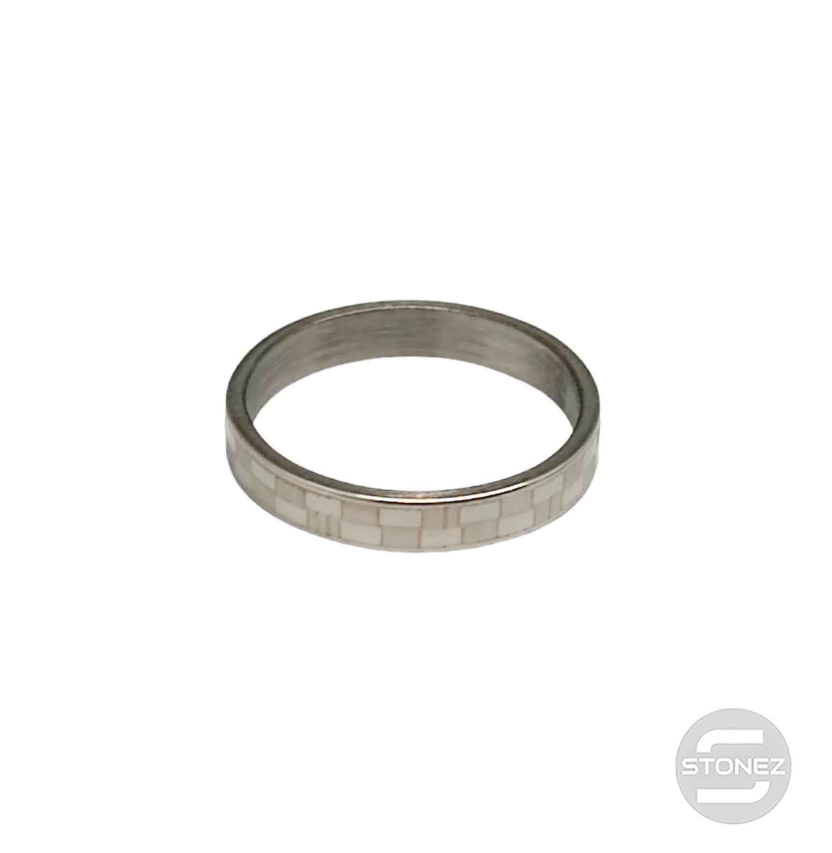 60939 Juego 12 Anillo Acero Inoxidable Con Diferentes Tallas Desde T16 a T22
