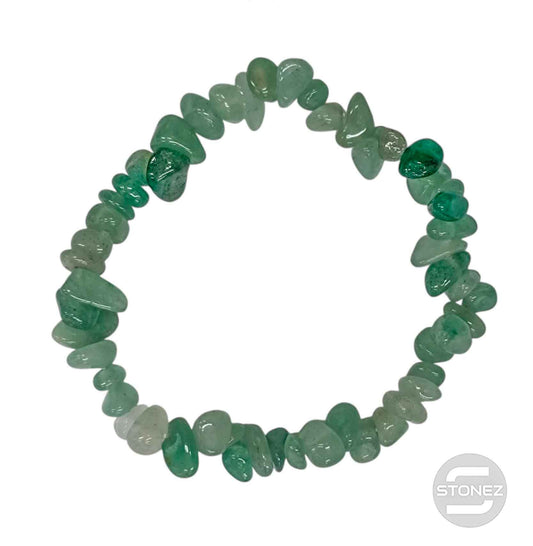 60954-12 Pulsera Piedra Natural Chips Aventurina