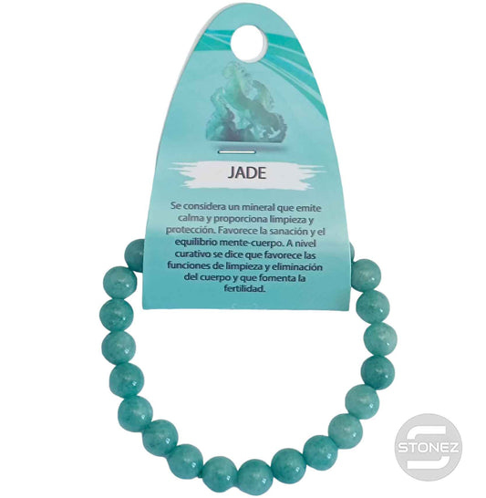 60960 Pulsera Piedra Natural Jade Burma 8 mm