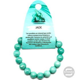 6096600 Pulsera Piedra Natural Jade 10 mm