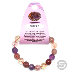 6097400 Pulsera Piedra Natural Super 7 10 mm