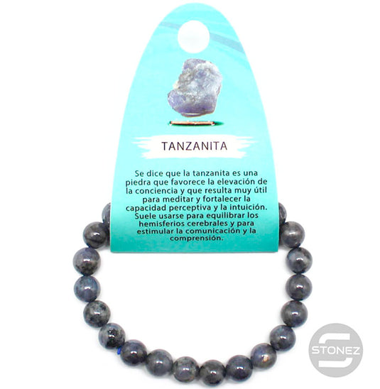 6098000 Pulsera Piedra Natural Tanzanita 8 mm