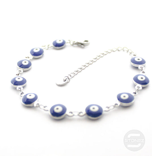 61050-01 Pulsera Acero Con Ojo Turco