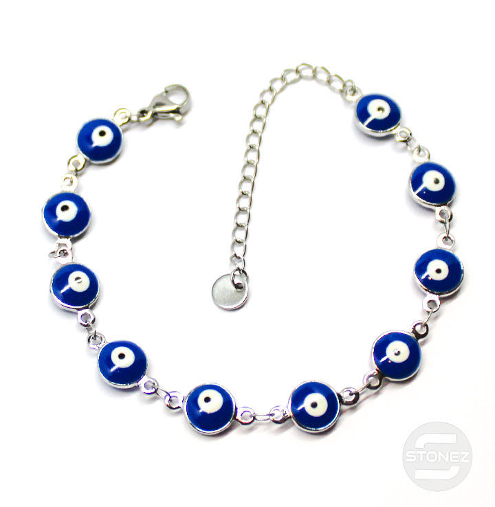 Cargue la imagen en el visor de la galería, 61050-01 Pulsera Acero Con Ojo Turco
