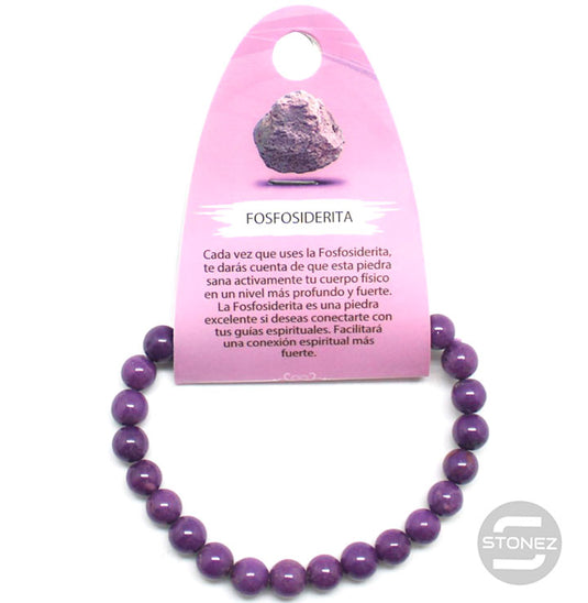 6106000 Pulsera Piedra Natural Fosfosiderita 7 mm