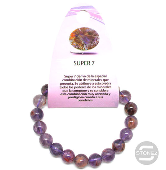 6106100 Pulsera Piedra Natural Super 7AA 8 mm