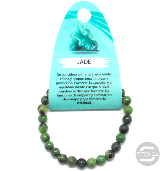 6122300 Pulsera Piedra Natural Jade Canada 6 mm