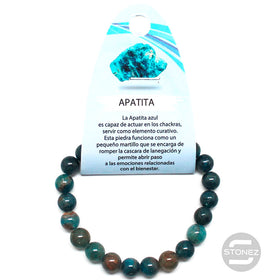 6122600 Pulsera Piedra Natural Apatita AA 6 mm