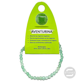 6125400 Pulsera Facetada Aventurina 4mm