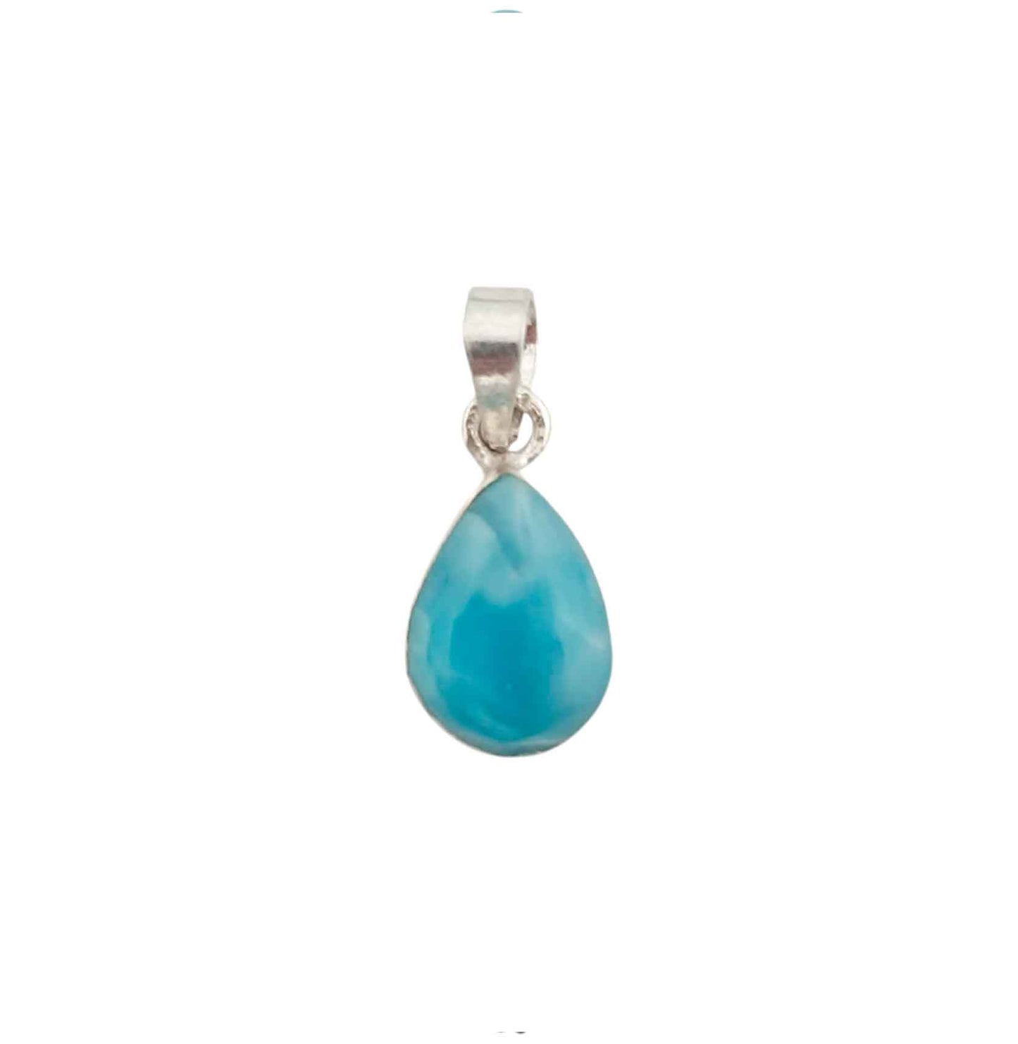 61689 Colgante Plata 925 Piedra Larimar 16 mm Aprox
