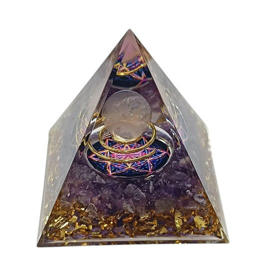 Pirámide Orgonita Con Mineráles 5 Cms Aprox 400202371-002A - stonez