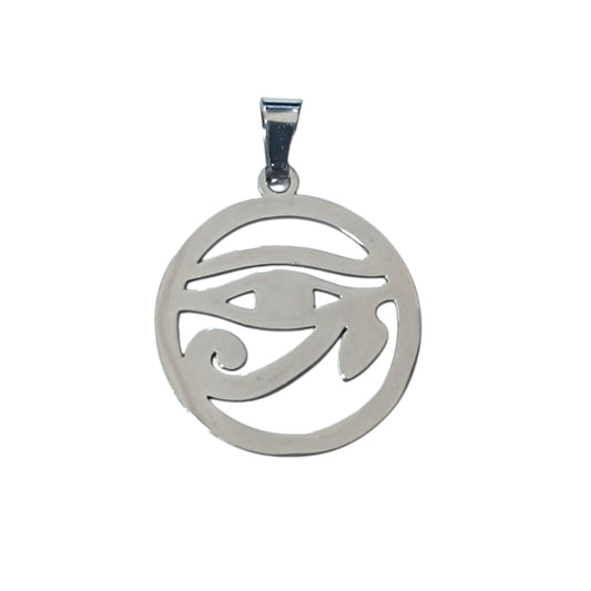 61107-24 Colgante Acero Simbolo Ojo De Horus 25 mm