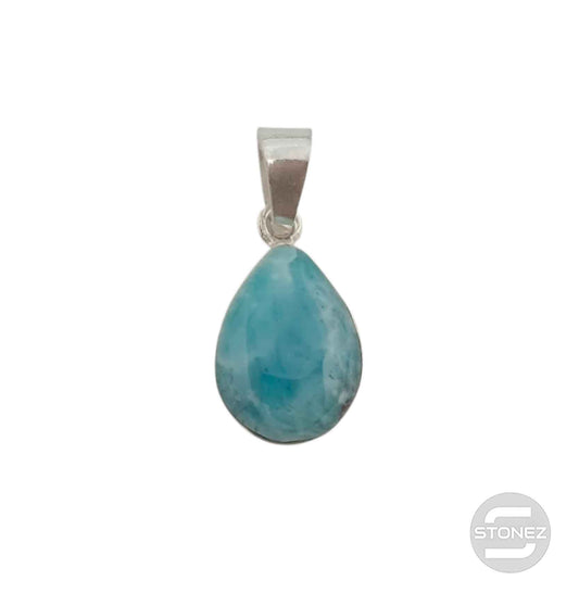 61691 Colgante Plata 925 Piedra Larimar 19 mm Aprox