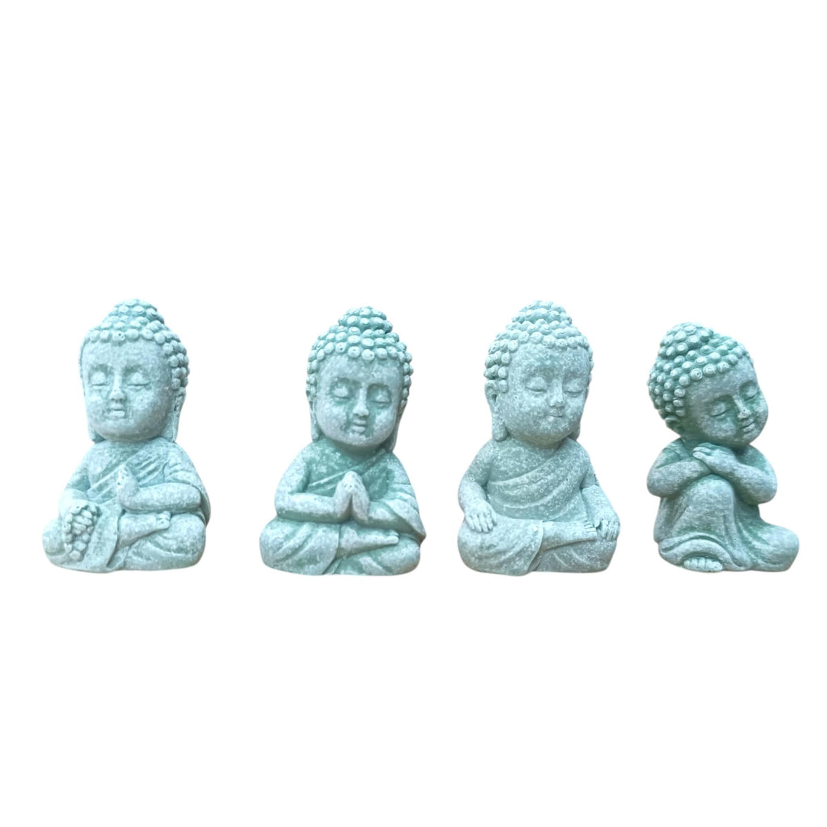 Juego Figura En Resina Buda 4 Unidades 6 Cms Aprox REF:600104540