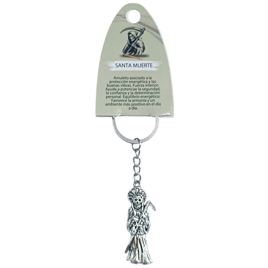 Llavero Santa Muerte En Metal Aprox 49690-44