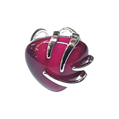 Anillo Adaptable Ojo De Gato Metal Baño Rodio ref 9