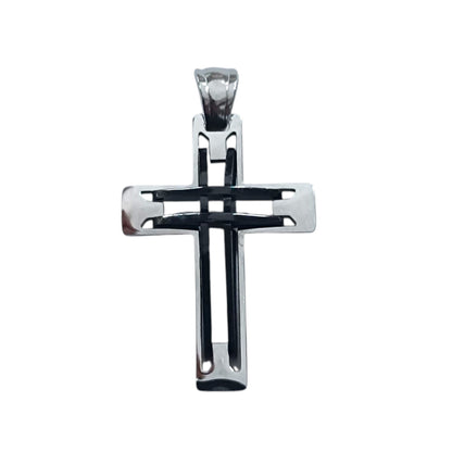 Colgante Acero Cruz 30 mm 600103461-06