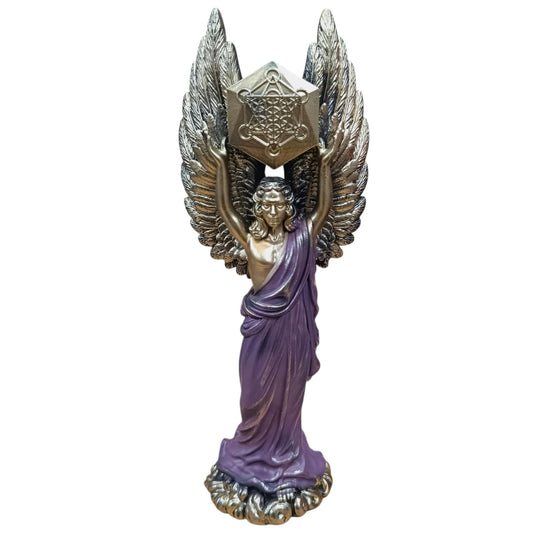 Figura En Resina Diosa Metratón 27 Cms Aprox Color Morado REF 600104490