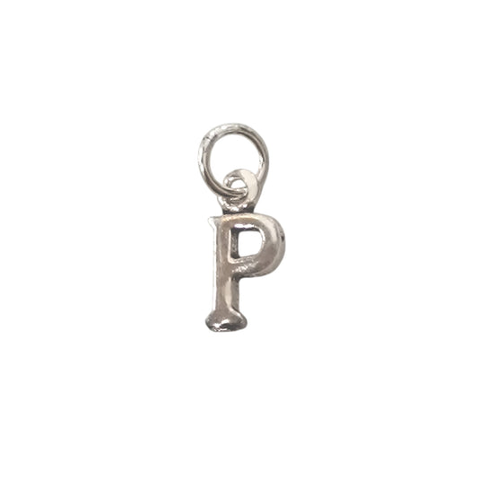 Colgante De Plata 925 Letra P 10 mm Aporx 55293-16
